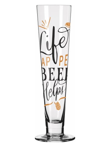 RITZENHOFF 2er-Set: Biergläser "Heldenfest" in Bunt - 385 ml