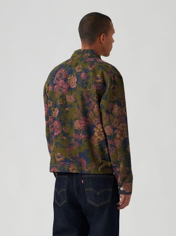 Levi's Kurtka przejściowa w kolorze oliwkowo-jasnoróżowym