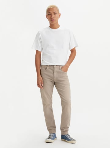 Levi's Dżinsy "512" - Slim fit - w kolorze beżowym