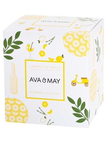 AVA & MAY Duftkerze "Limoncello Spritz" in Gelb - 200 g
