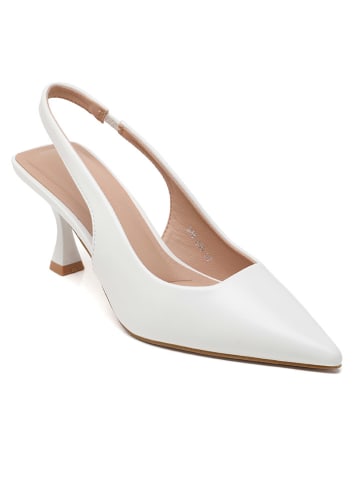 Sixth Sens Slingpumps wit