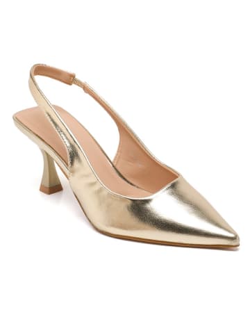 Sixth Sens Slingpumps in Gold