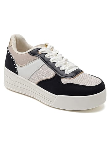 Sixth Sens Sneakers in Beige/ Schwarz