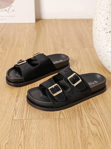 Sixth Sens Slippers zwart