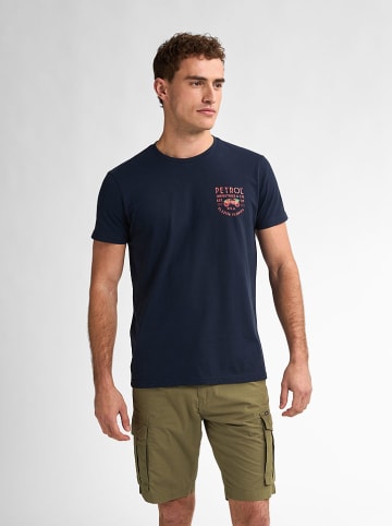 Petrol Shirt donkerblauw