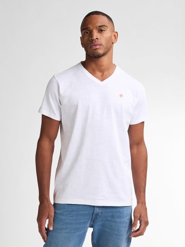 Petrol Shirt in Weiß