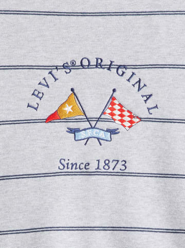 Levi's Sweatshirt in Hellgrau/ Dunkelblau