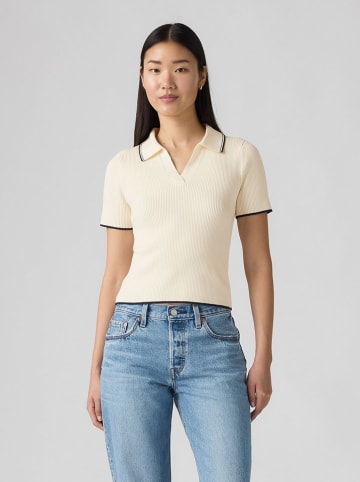 Levi's Koszulka polo w kolorze kremowym