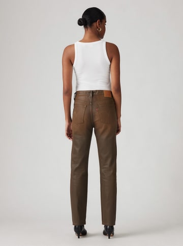 Levi's Spijkerbroek "501" - regular fit - bruin