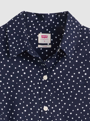 Levi's Bluse in Dunkelblau/ Weiß