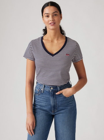 Levi's Koszulka w kolorze granatowo-białym