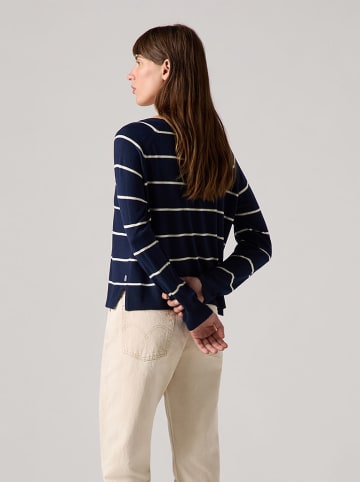 Levi's Pullover in Dunkelblau/ Weiß