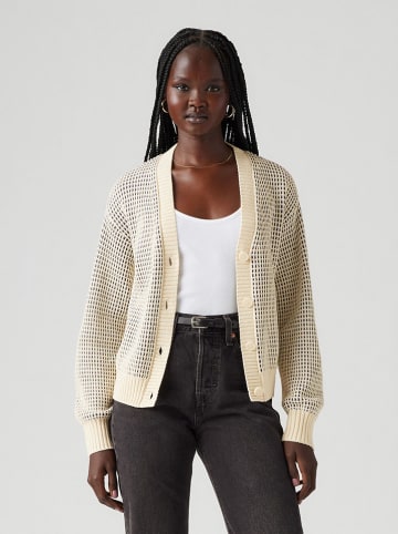 Levi's Cardigan in Creme/ Blau/ Schwarz