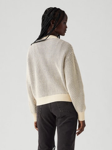 Levi's Cardigan in Creme/ Blau/ Schwarz