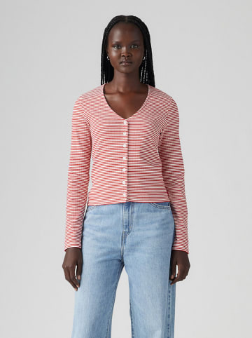 Levi's Koszulka w kolorze biało-czerwonym