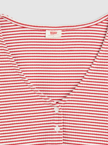 Levi's Longsleeve in Weiß/ Rot