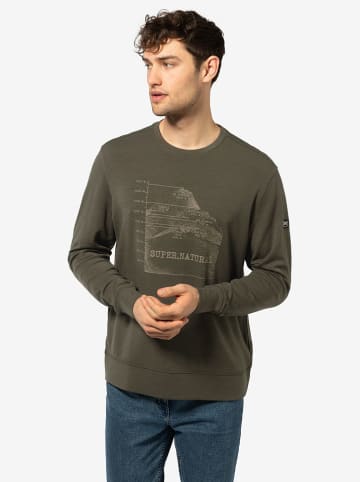 super.natural Functionele longsleeve "7 Peaks" kaki