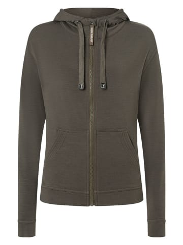 super.natural Sweatjacke "Solution" in Khaki
