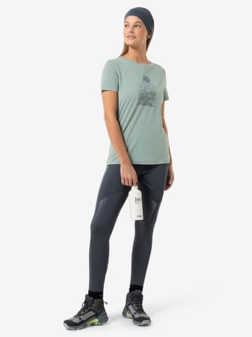 super.natural Functioneel shirt "Preikestolen Cliffs" saliegroen
