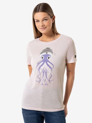 super.natural Funktionsshirt "Octopussy" in Rosa