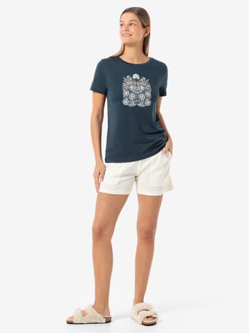 super.natural Funktionsshirt "Mount Flower" in Dunkelblau