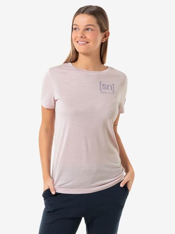 super.natural Funktionsshirt "Lines" in Rosa