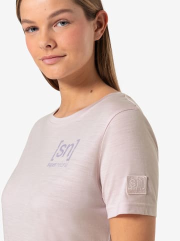 super.natural Funktionsshirt "Lines" in Rosa
