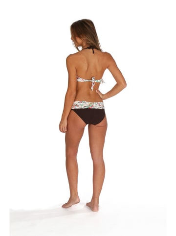 Livia Monte-Carlo Bikini-Oberteil "Paraty" in Braun/ Weiß