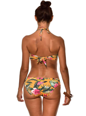 Livia Monte-Carlo Figi bikini "Saleya" w kolorze pomarańczowym ze wzorem