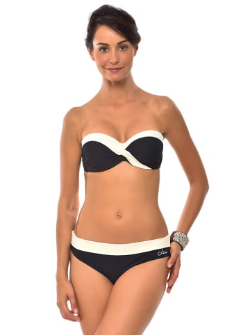 Livia Monte-Carlo Biustonosz bikini "Vandie" w kolorze czarno-białym