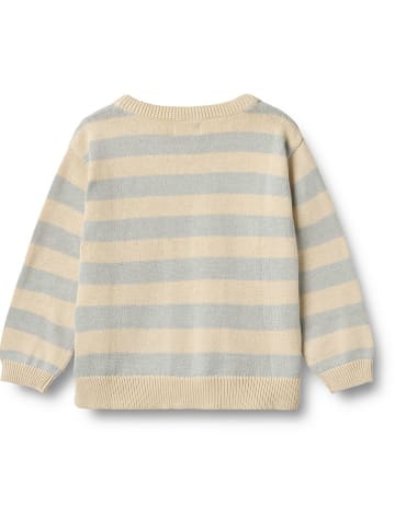 Wheat Pullover "Morgan" in Beige/ Hellblau