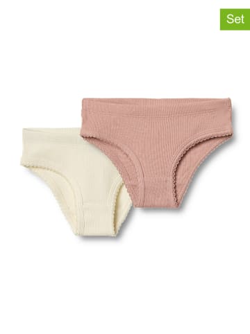 Wheat 2er-Set: Slips "Havanna" in Creme/ Rosa
