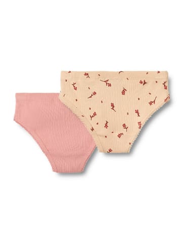 Wheat 2er-Set: Slips "Havanna" in Orange/ Rosa