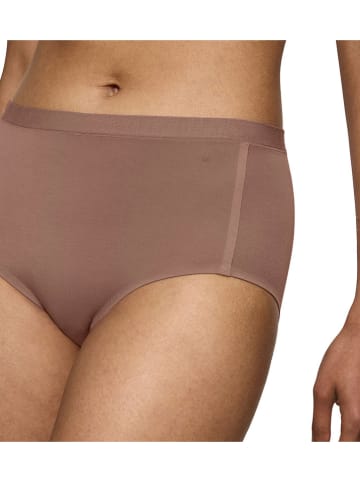 Triumph Pełne figi high waist w kolorze brązowym