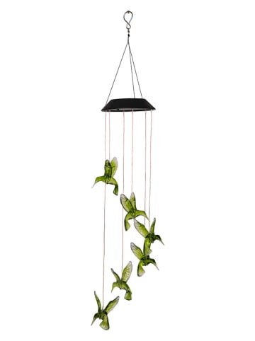 STAR Trading Solarna dekoracja LED "Kolibri" w kolorze zielonym - 12,5 x 70 cm