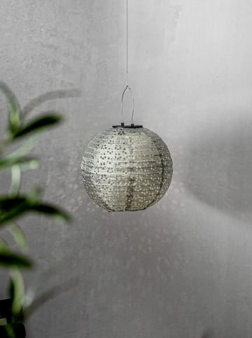 STAR Trading Solarny lampion LED "Festa" w kolorze zielonym