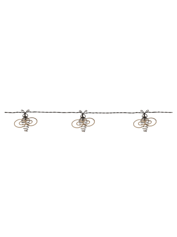 STAR Trading LED-Solar-Lichterkette "Wings" in Hellbraun - (L)210 x (B)10 cm