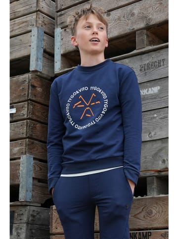 Tygo & Vito Sweatshirt "Nash" in Dunkelblau