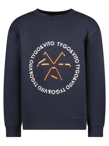 Tygo & Vito Sweatshirt "Nash" in Dunkelblau