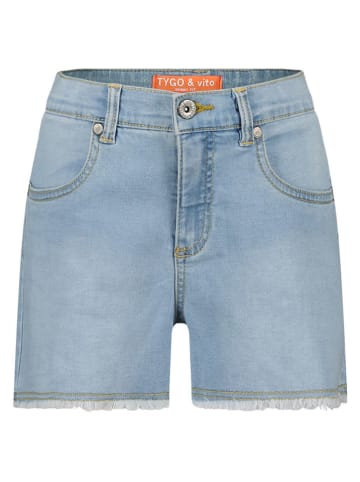 Tygo & Vito Jeans-Shorts "Billy" in Hellblau