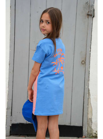 Tygo & Vito Kleid "Nelly" in Orange/ Hellblau