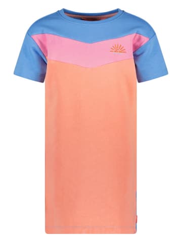 Tygo & Vito Kleid "Nelly" in Orange/ Hellblau