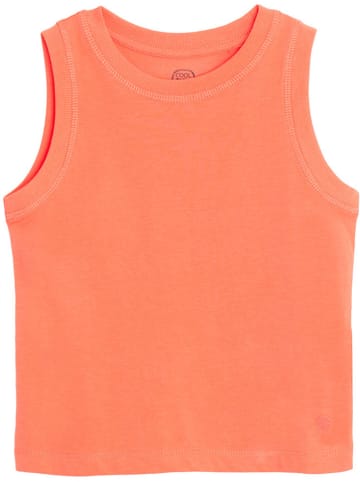 COOL CLUB Top w kolorze pomarańczowym