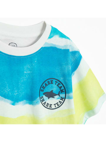 COOL CLUB Shirt in Weiß/ Blau