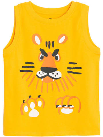 COOL CLUB 2er-Set: Tops in Blau/ Orange