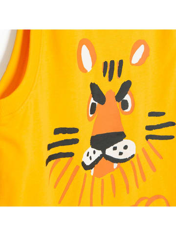 COOL CLUB 2er-Set: Tops in Blau/ Orange