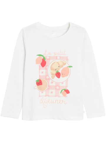 COOL CLUB 2er-Set: Longsleeves in Weiß/ Rosa