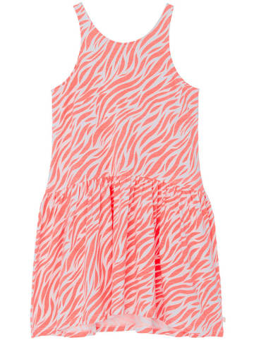 COOL CLUB Kleid in Weiß/ Orange