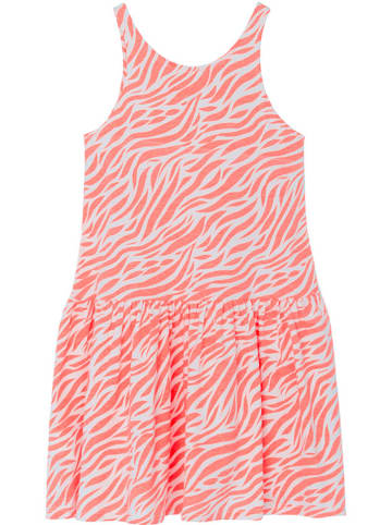 COOL CLUB Kleid in Weiß/ Orange