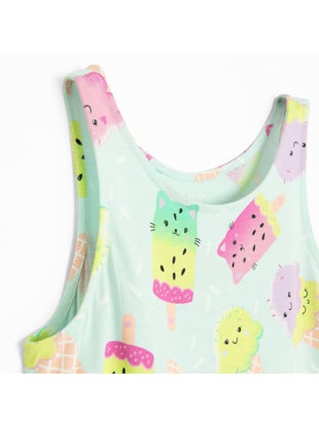 COOL CLUB Jurk turquoise/lichtroze